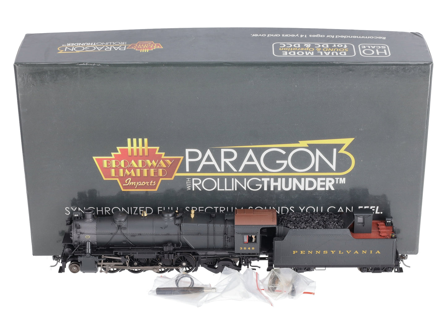 Broadway Limited 4046 HO PRR L1s 2-8-2 Steam Locomotive w/Sound/DC/DCC #3648