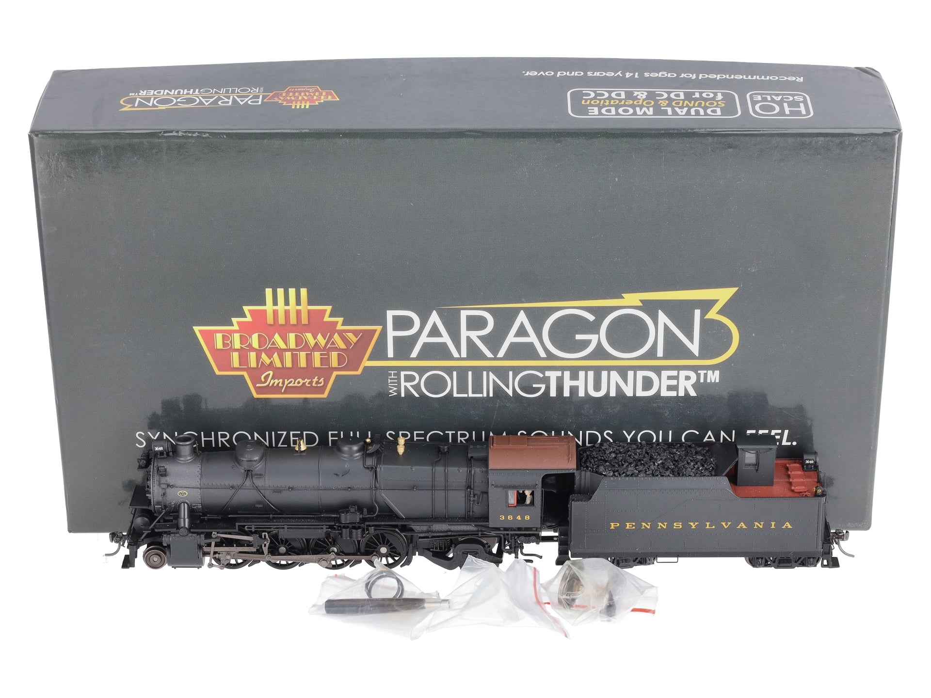 Broadway Limited 4046 HO PRR L1s 2-8-2 Steam Locomotive w/Sound/DC/DCC #3648