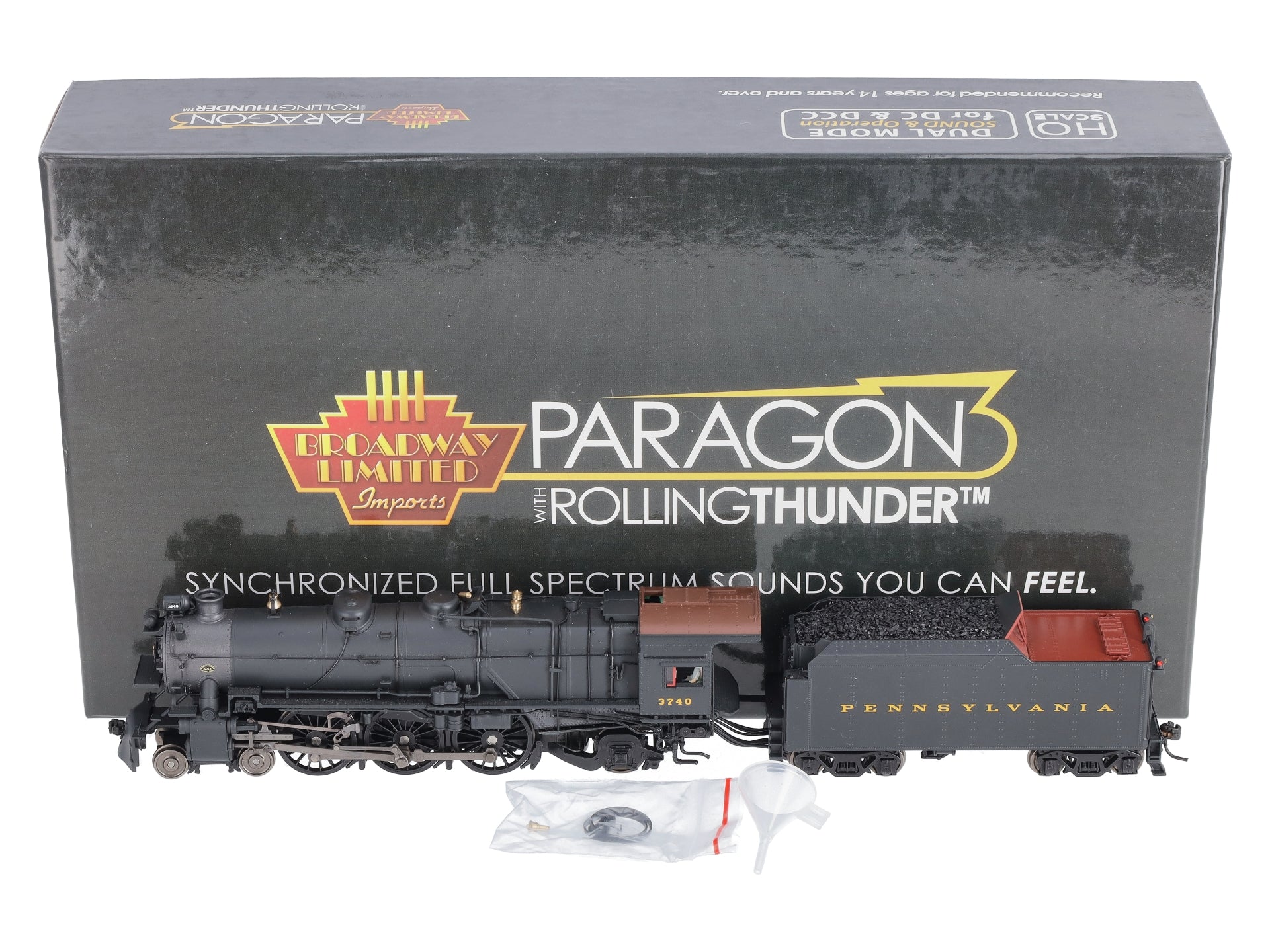 Broadway Limited 4424 HO Pennsylvania Class K4s 4-6-2 Post-War w/Snd & DCC #3740