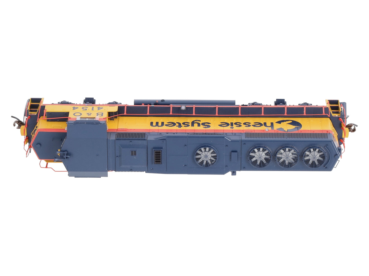 Athearn G65758 HO Chessie/B&O GP40-2 Diesel Locomotive with DCC & Sound #4154