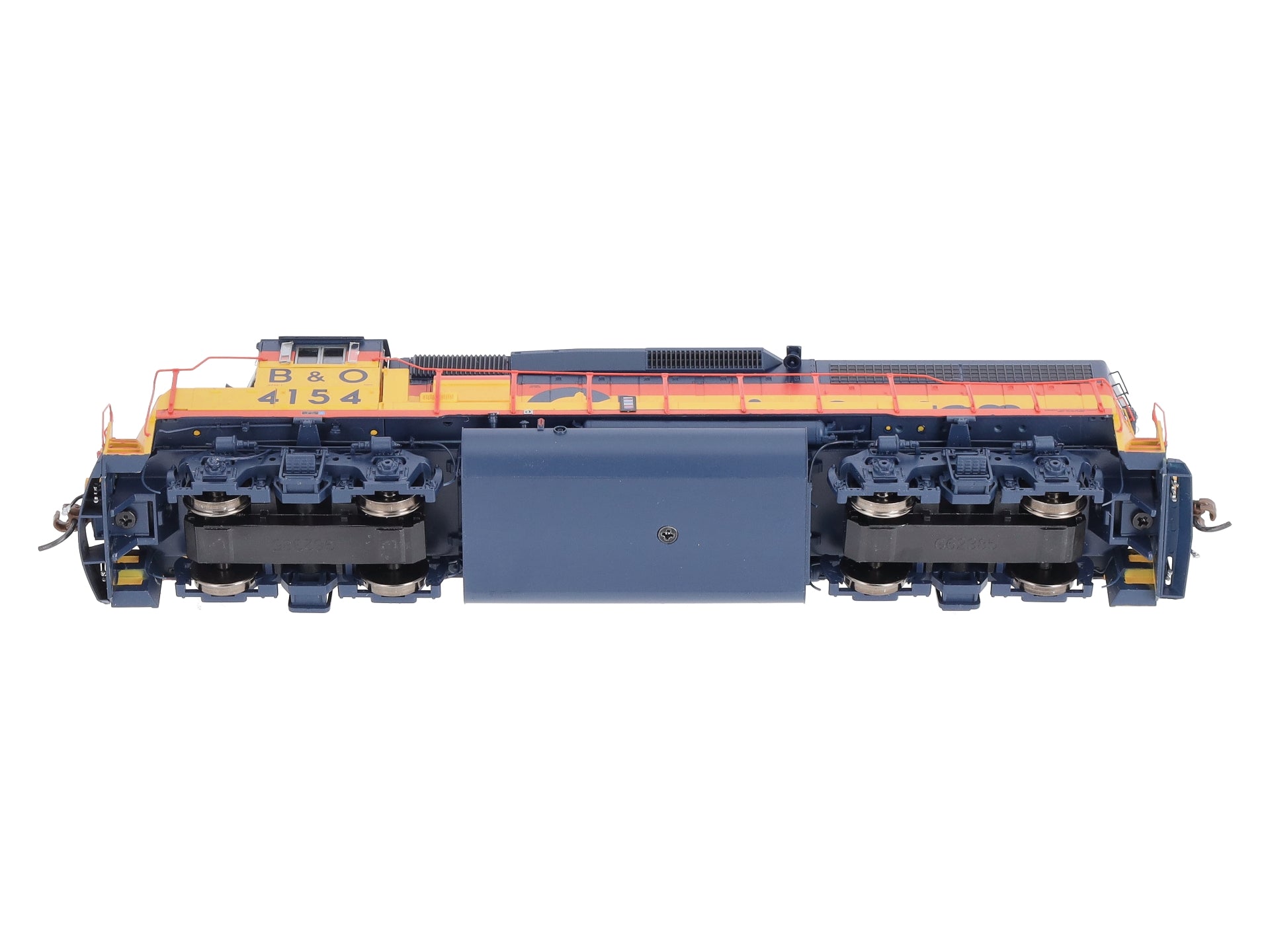 Athearn G65758 HO Chessie/B&O GP40-2 Diesel Locomotive with DCC & Sound #4154
