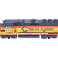 Athearn G65758 HO Chessie/B&O GP40-2 Diesel Locomotive with DCC & Sound #4154