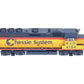 Athearn G65758 HO Chessie/B&O GP40-2 Diesel Locomotive with DCC & Sound #4154