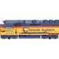Athearn G65756 HO Chessie/B&O GP40-2 Diesel Locomotive with DCC & Sound #4120