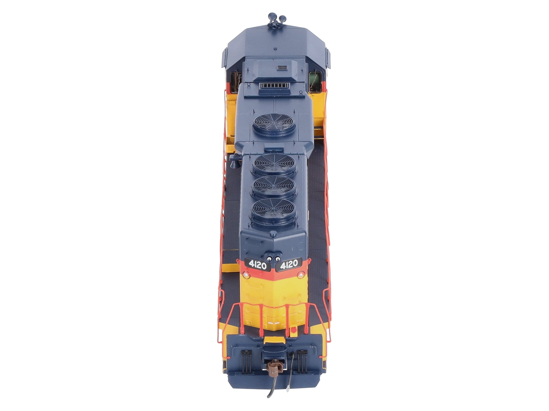 Athearn G65756 HO Chessie/B&O GP40-2 Diesel Locomotive with DCC & Sound #4120
