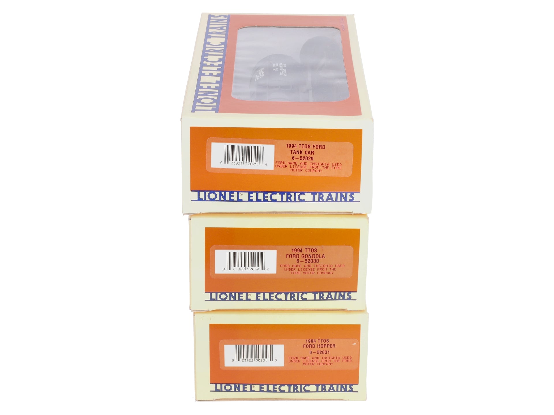 Lionel 71-9247-200 O Gauge Ford 1994 TTOS Series Freight Car Set [3] LN/Box