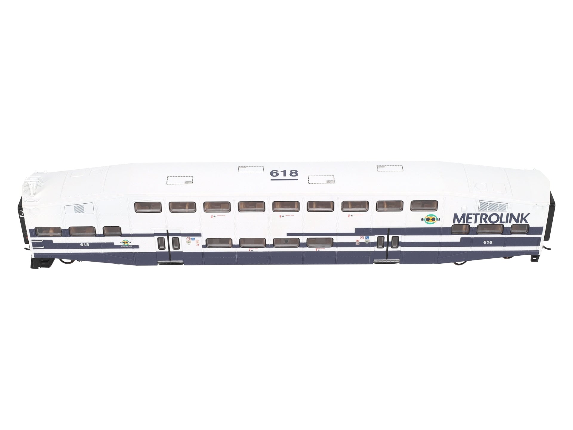 Athearn 25952 HO Metrolink Bombardier Control Car #618 – Trainz
