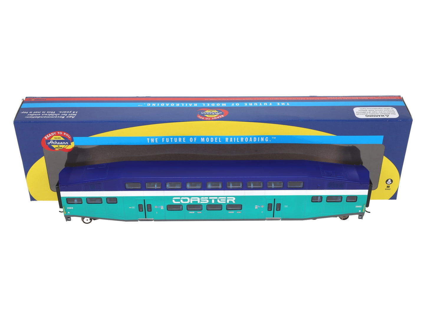 Athearn 25956 HO Coaster Bombardier Coach Car #2503