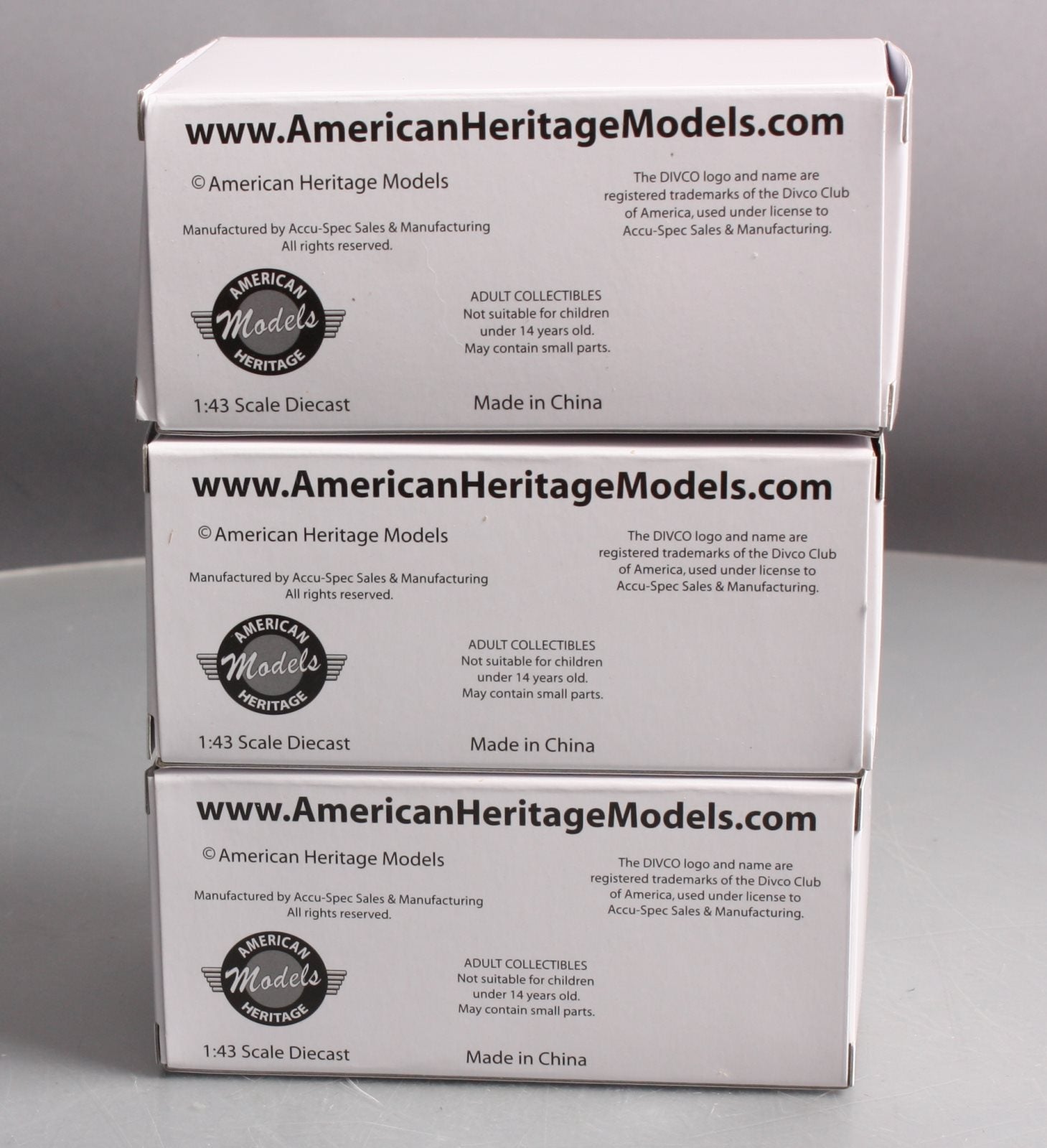 Lionel LCCA-1001 1:48Lionelville Police/Taxi & Bakery Vehicles Set #1 (Box of 3) LN/Box
