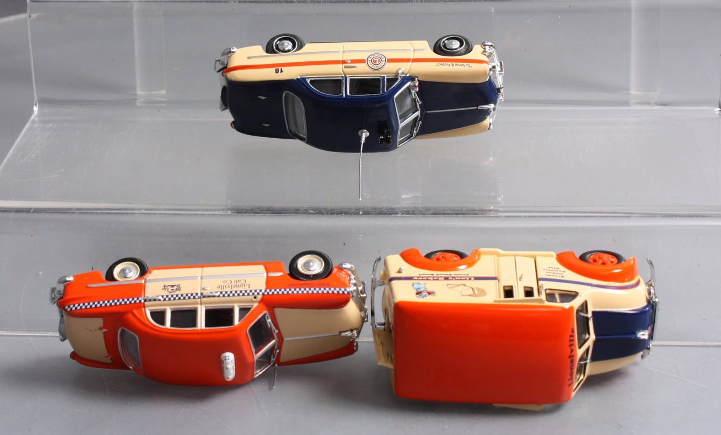 Lionel LCCA-1001 1:48Lionelville Police/Taxi & Bakery Vehicles Set #1 (Box of 3) LN/Box