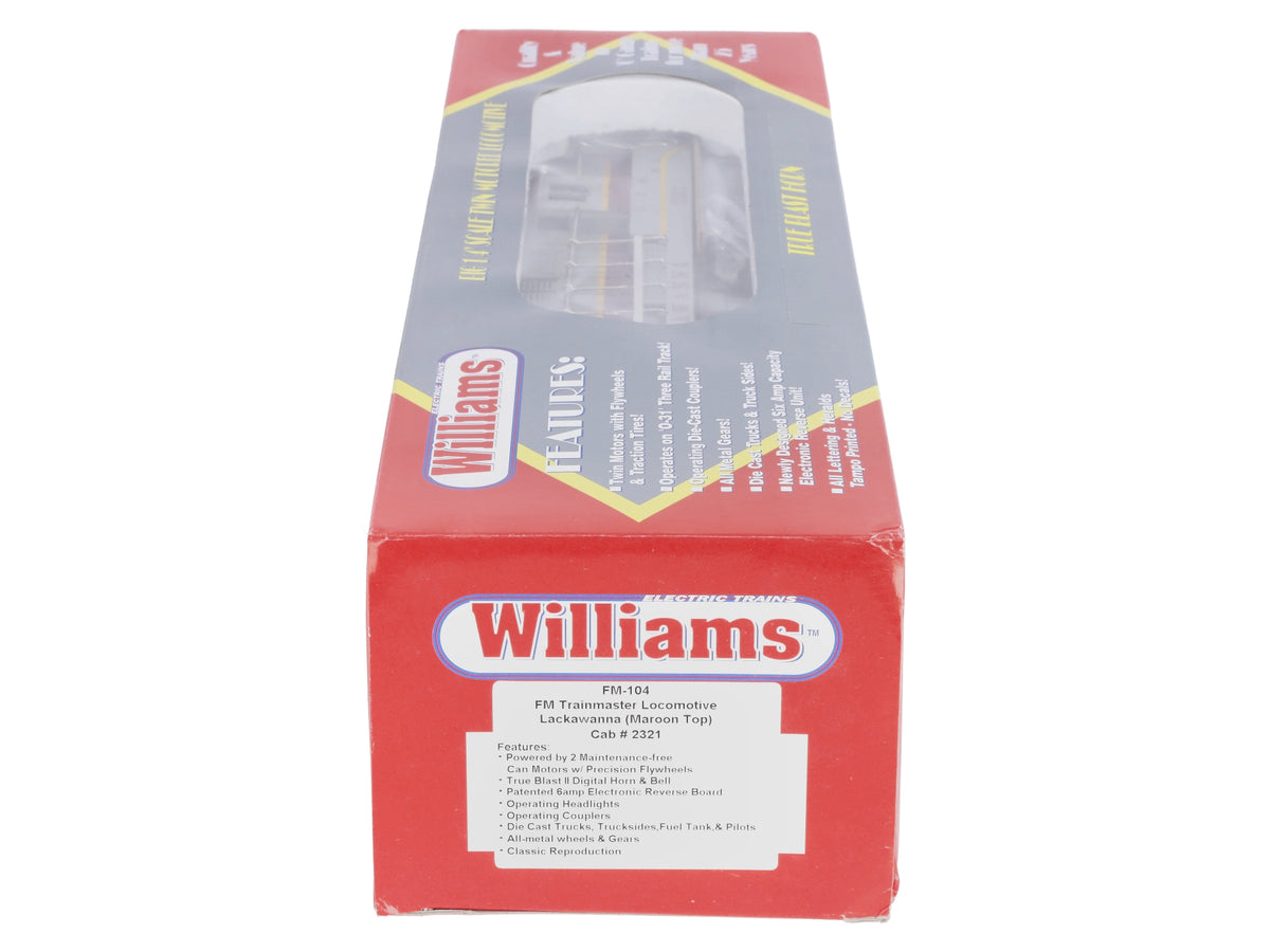 Williams FM-104 O Gauge Lackawanna FM Trainmaster Diesel Locomotive #2321 LN/Box