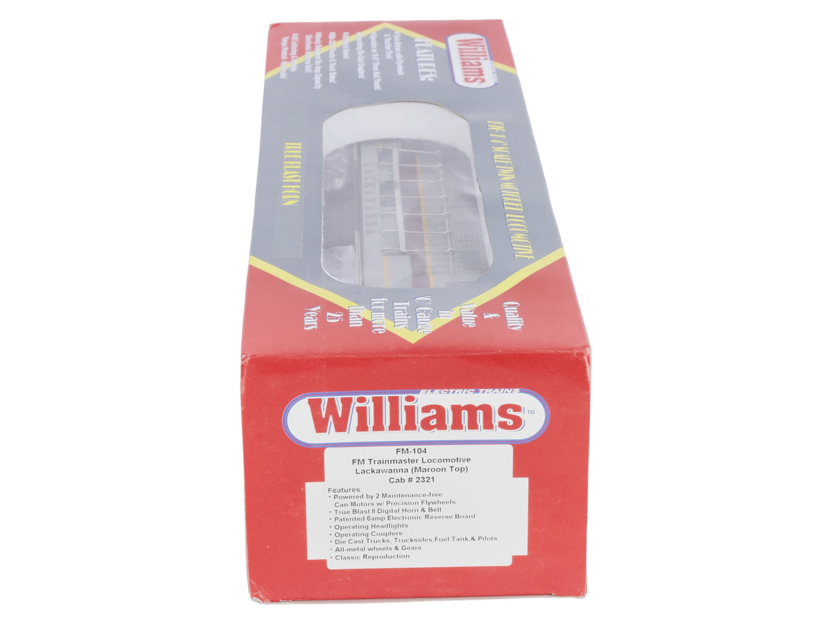 Williams FM-104 O Gauge Lackawanna FM Trainmaster Diesel Locomotive #2321 LN/Box