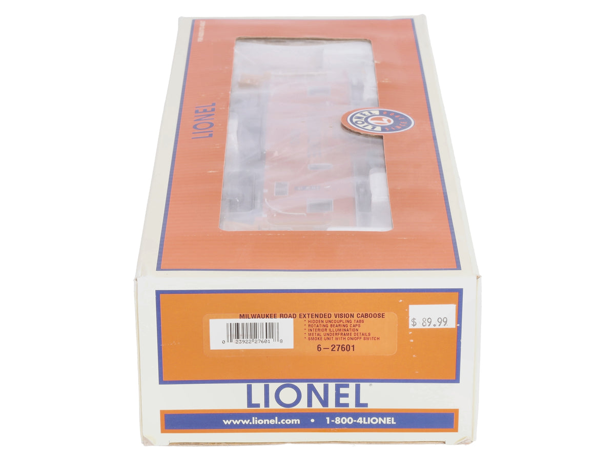 Lionel 6-27601 O Gauge Milwaukee Road Extended Lighted Caboose #992300 LN/Box