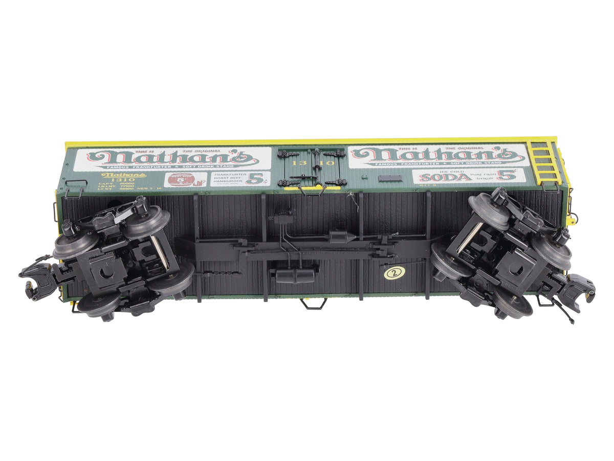 MTH 20-94534 O Gauge Nathan's Woodsided Reefer Car #1310 LN/Box