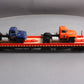 Lionel 6-58254 O Gauge LCCA 2015 P&W PS-4 Flatcar with 2 Tractor Cabs LN/Box
