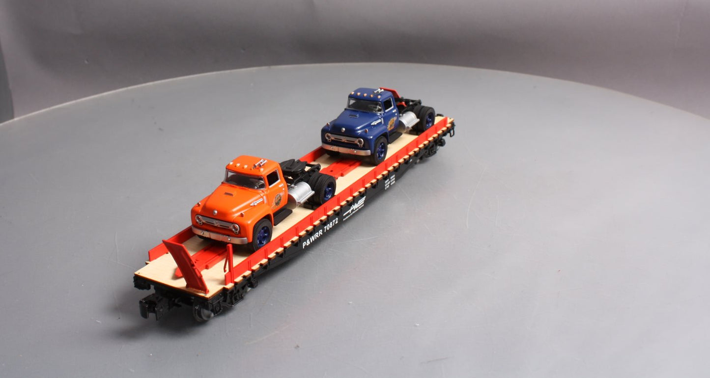 Lionel 6-58254 O Gauge LCCA 2015 P&W PS-4 Flatcar with 2 Tractor Cabs LN/Box