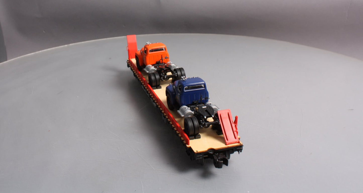 Lionel 6-58254 O Gauge LCCA 2015 P&W PS-4 Flatcar with 2 Tractor Cabs LN/Box