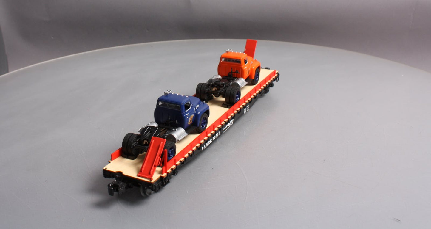 Lionel 6-58254 O Gauge LCCA 2015 P&W PS-4 Flatcar with 2 Tractor Cabs LN/Box