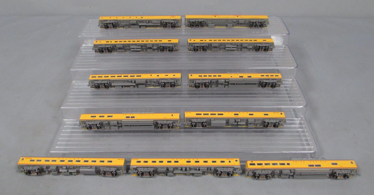 Kato 106-088 N Union Pacific City of Los Angeles Passenger Car (Set of 11) EX/Box