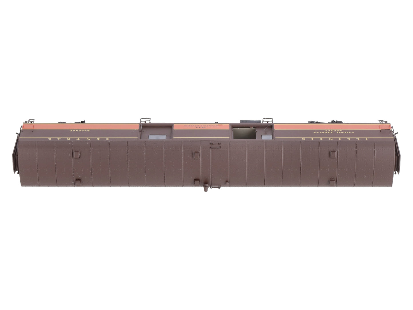 Rapido Trains 106131 HO Illinois Central 73' 6" Smooth Side Baggage #1839