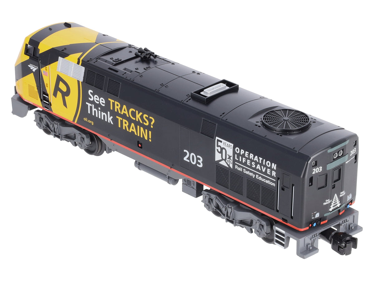 Lionel 2234220 O Gauge Amtrak Operation Life Saver P40 LionChief Plus 2.0 #203 MT/Box