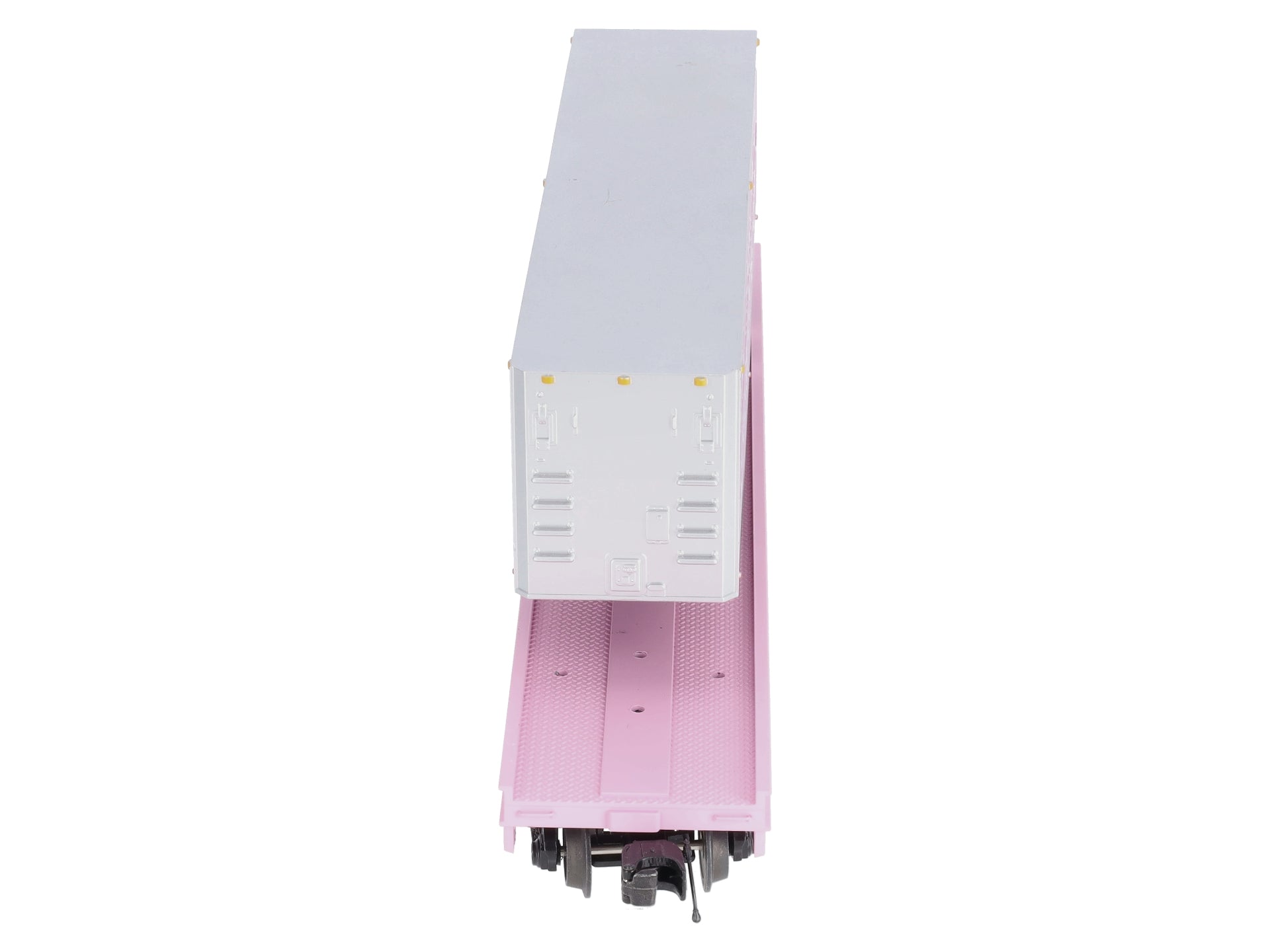 MTH 20-95396 O Cancer Awareness Flat Car w/ 40' Trailer #2019