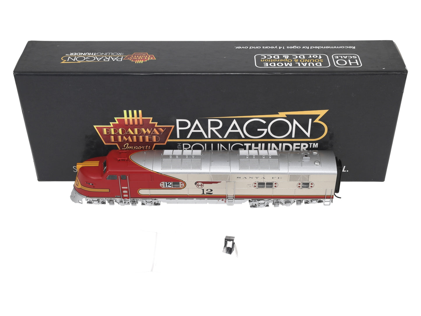 Broadway Limited 5395 HO Santa Fe EMD E6 A-Unit Diesel Loco Paragon3 Sound #12L