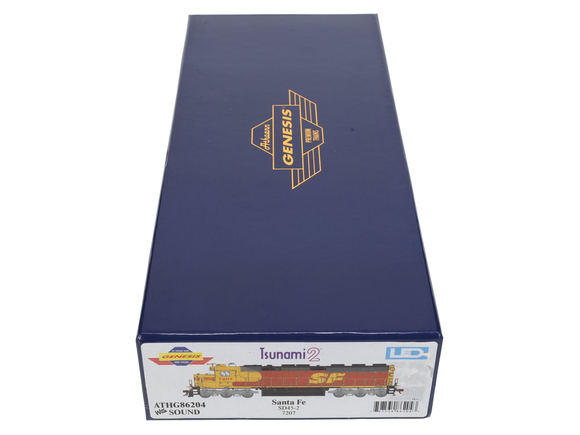 Athearn G86204 HO Santa Fe SD45-2 Diesel Locomotive #7207 w/ Sound DC/DCC