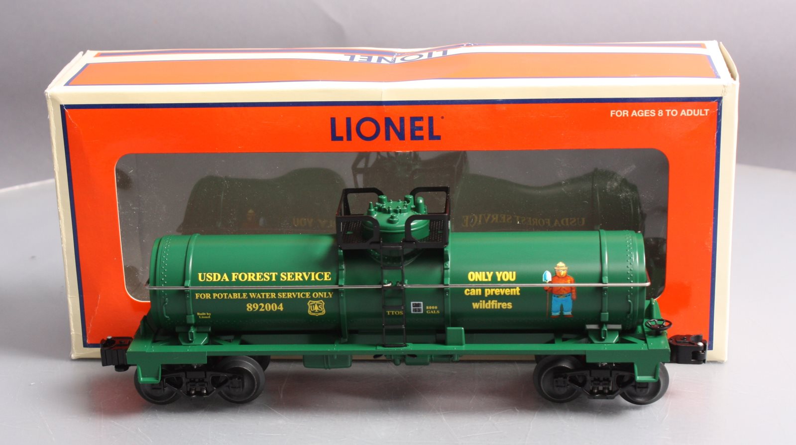Lionel 6-52334 O Gauge Smokey Bear 60th Birthday Tank Car #892004 LN/Box