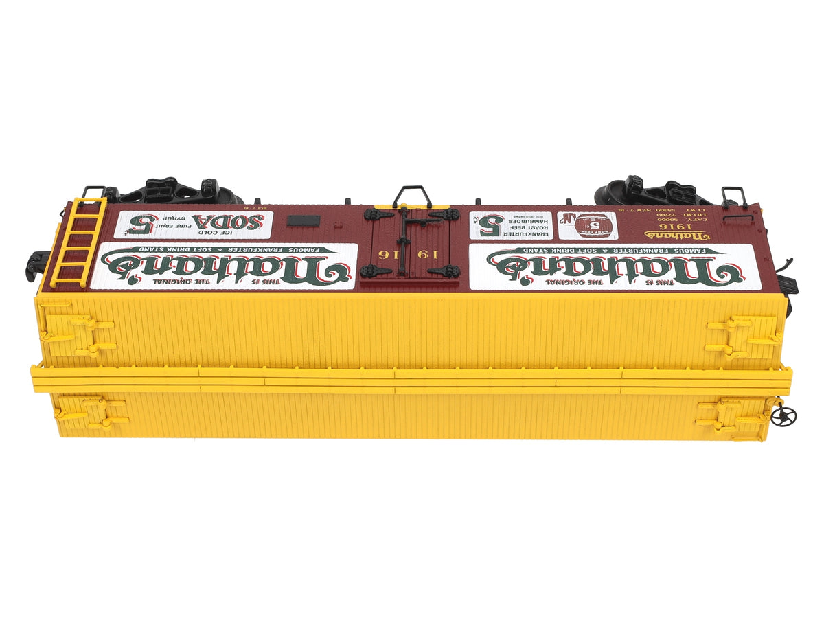 MTH 20-94535 O Gauge Nathan's Woodsided Reefer Car #1916 LN/Box
