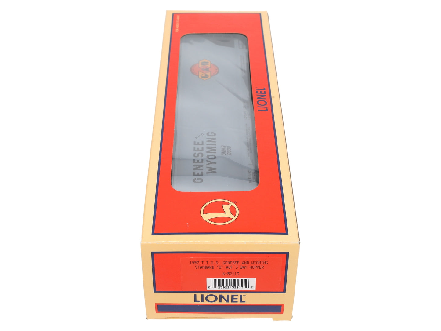 Lionel 6-52113 O Genesee & Wyoming TTOS 3 Bay ACF Hopper #10000 NIB