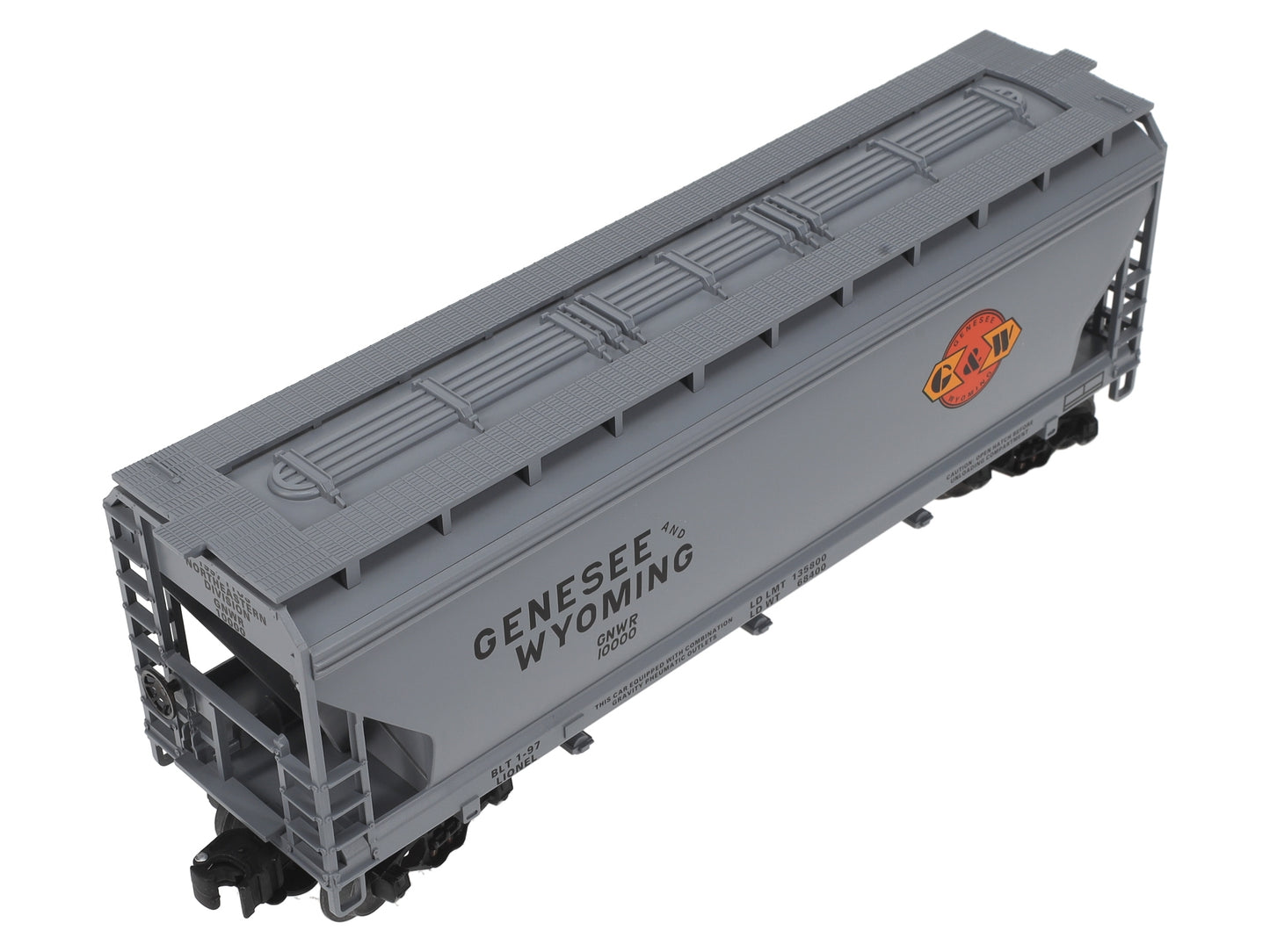 Lionel 6-52113 O Genesee & Wyoming TTOS 3 Bay ACF Hopper #10000 NIB