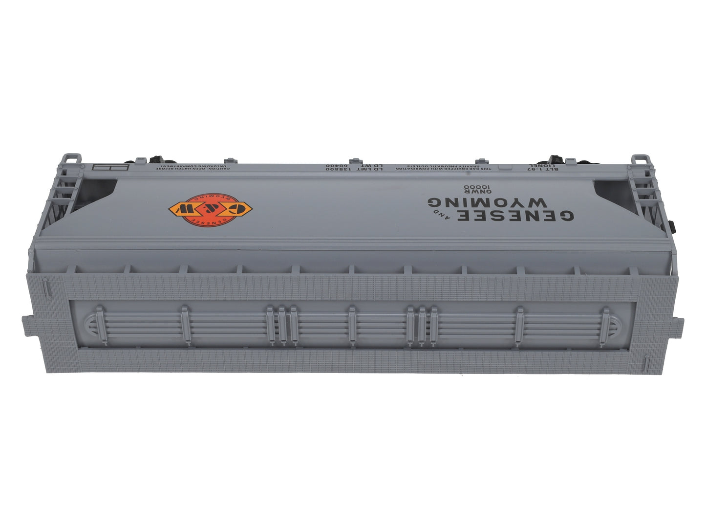 Lionel 6-52113 O Genesee & Wyoming TTOS 3 Bay ACF Hopper #10000 NIB
