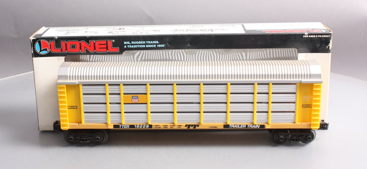 Lionel 6-16228 O Gauge Union Pacific Auto Carrier Car with Screens LN/Box
