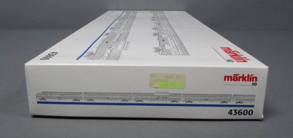 Marklin 43600 HO Scale Amtrak Streamliner Passenger Set (Set of 6) LN/Box