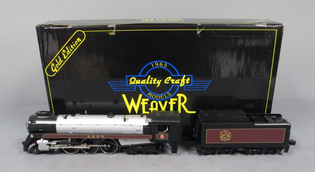 Weaver 1074 BRASS CP Royal Hudson 4-6-4 Steam Locomotive & Tender #2860 (3-Rail) LN/Box