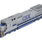 Atlas 7639 HO Scale CSX Dash 8-40C Diesel Locomotive #7501