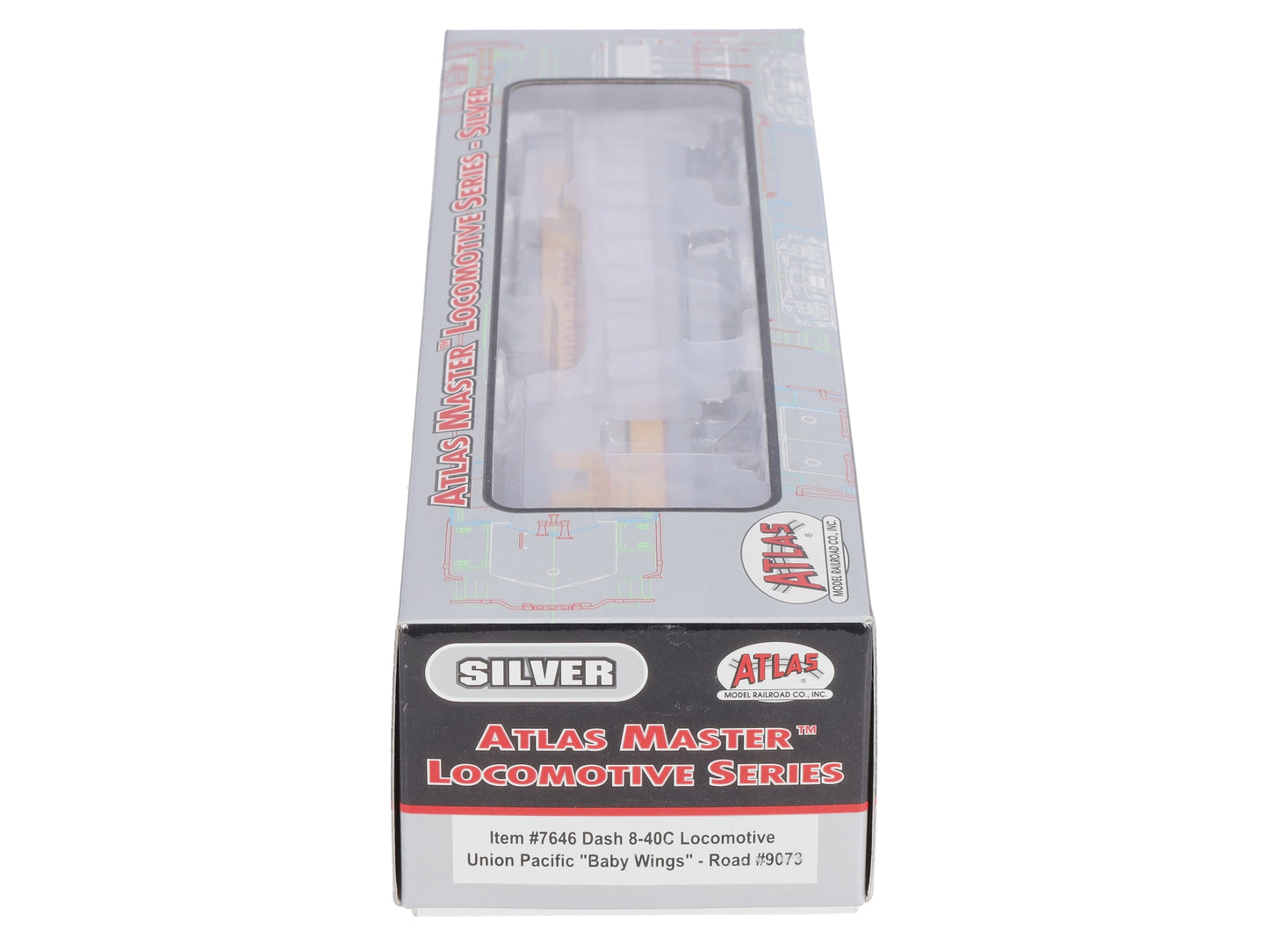 Atlas 7646 HO Union Pacific "Baby Wings" Dash 8-40C Diesel Locomotive #9073