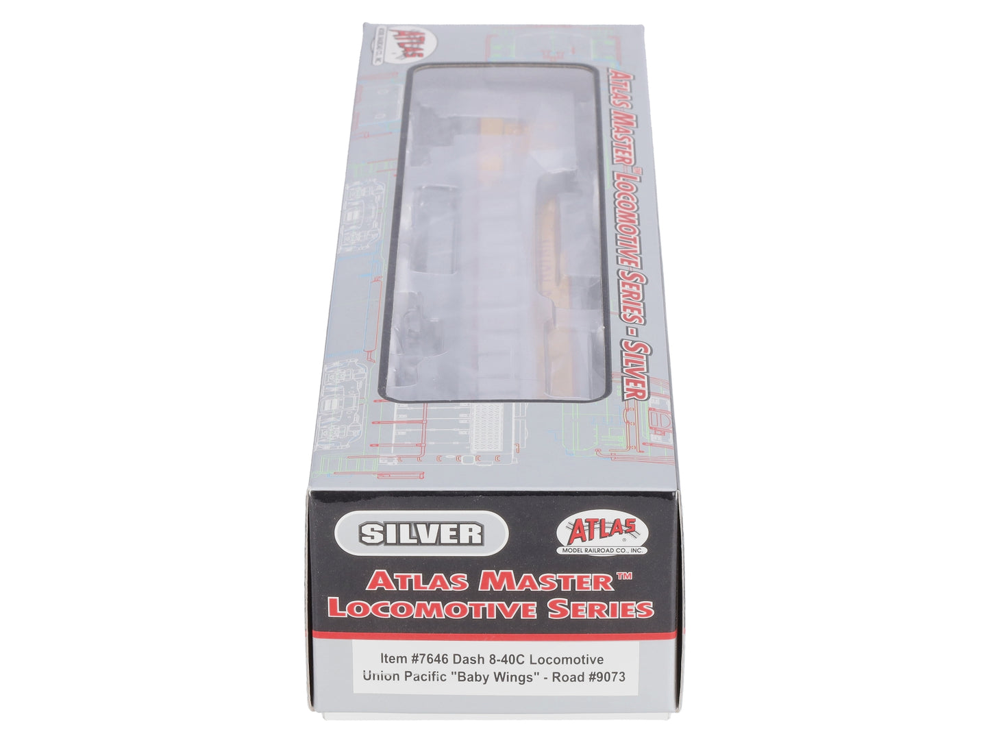 Atlas 7646 HO Union Pacific "Baby Wings" Dash 8-40C Diesel Locomotive #9073