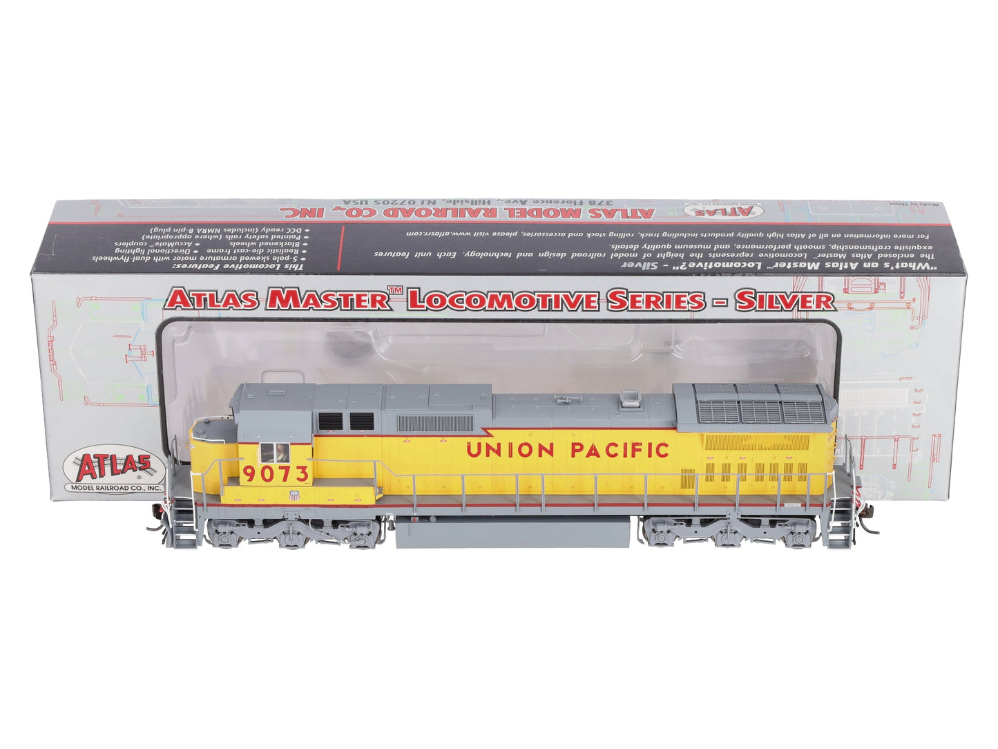 Atlas 7646 HO Union Pacific "Baby Wings" Dash 8-40C Diesel Locomotive #9073