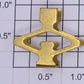 Ives 3242-1 Wide Gauge Brass Pantograph (Also fits AF "O" Gauge)