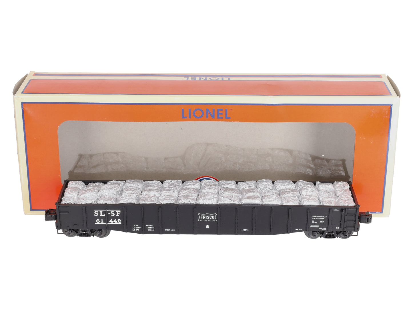 Lionel 6-82862 O Gauge Frisco PS-5 Gondola's with Load