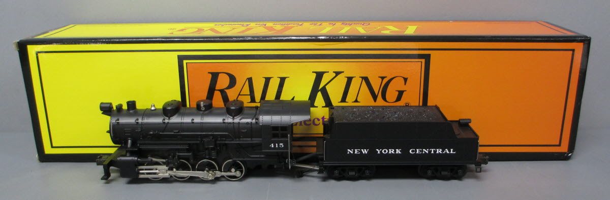 MTH 30-1123-1 O New York Central 0-8-0 Steam Switcher & Tender #415 w/PS1 LN/Box