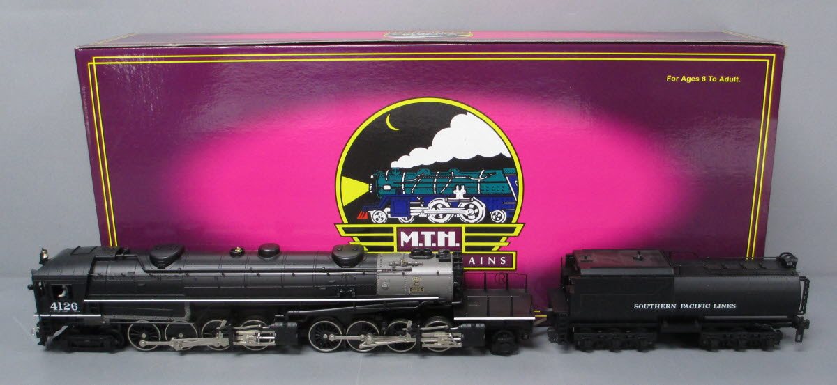 MTH 20-3125-1 O Gauge SP AC-6 Cab-Forward Steam Locomotive & Tender w/PS1 LN/Box