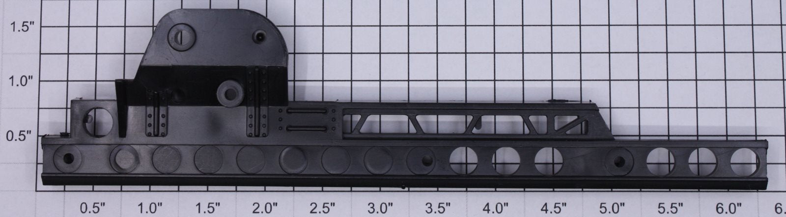 Lionel 6650-21L O Gauge Missile Launcher Assembly Left Side