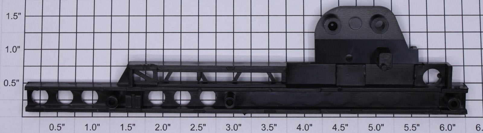 Lionel 6650-21L O Gauge Missile Launcher Assembly Left Side