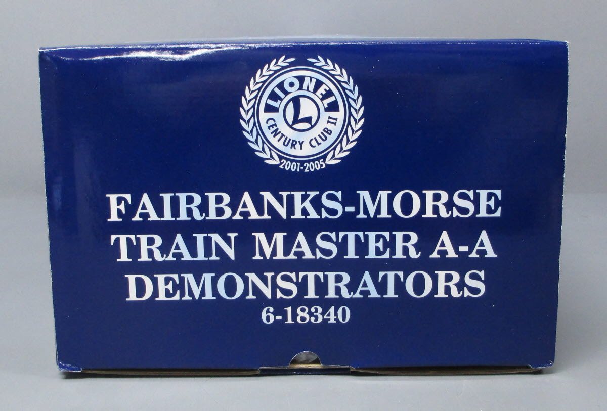 Lionel 6-18340 O Gauge LCC Fairbanks-Morse Trainmaster A-A Demonstrators LN/Box