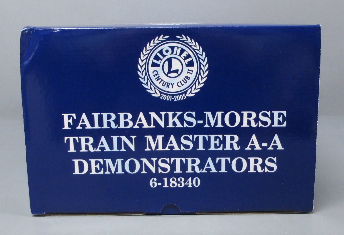 Lionel 6-18340 O Gauge LCC Fairbanks-Morse Trainmaster A-A Demonstrators LN/Box