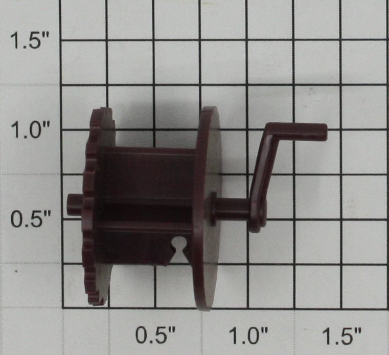 Lionel 52-15 Maroon Fire Car Hose Spool With Crank