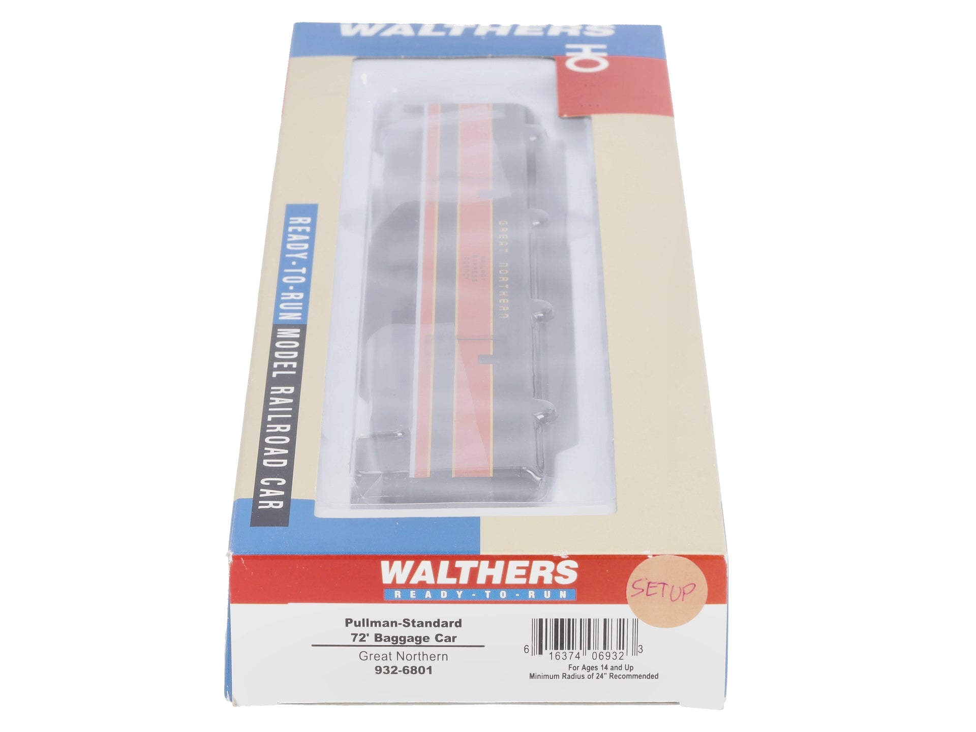Walthers 932-6801 HO Scale Great Northern 72' Pullman Standard Baggage Car